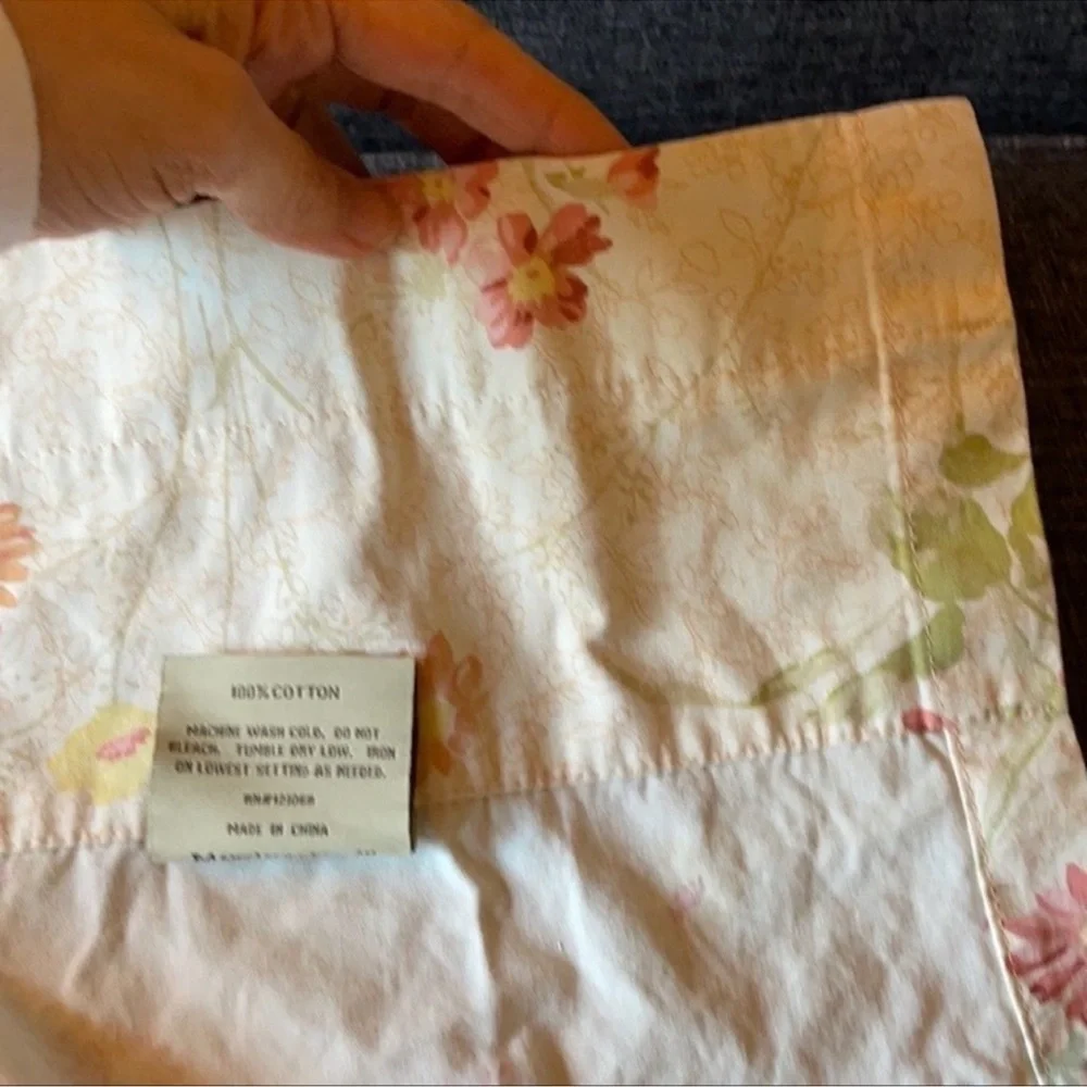 Mary Jane’s Farm Valance Floral Farmhouse Chic Country Cottage Kitchen Prairie